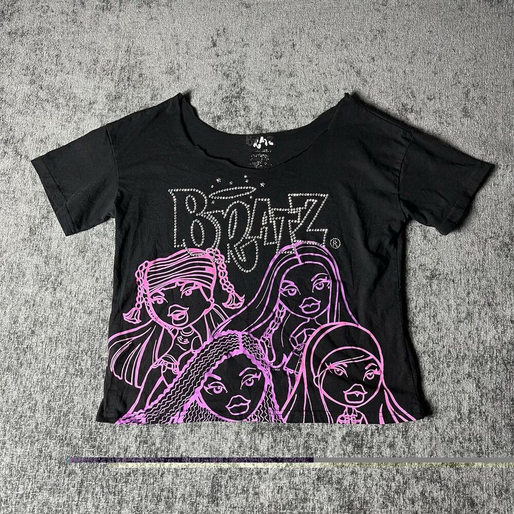 Bratz Dolls Y2K Graphic Cropped Tee Small